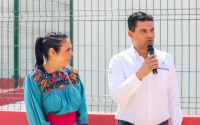 Inaugura Mirtha Villalvazo pozo profundo en el fraccionamiento Ivárica-Xarima en la comunidad de Mezcales
