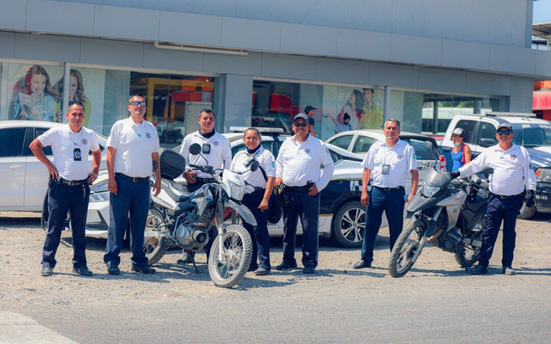 La Dirección de Tránsito y Vialidad lleva a cabo operativo preventivo para motociclistas