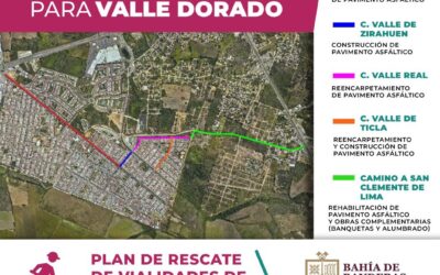 Este lunes inicia el Plan de Rescate de Vialidades de Valle Dorado