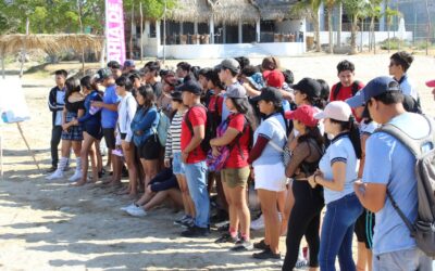 Se lleva a cabo con éxito limpieza de la playa La Manzanilla, en la Cruz de Huanacaxtle