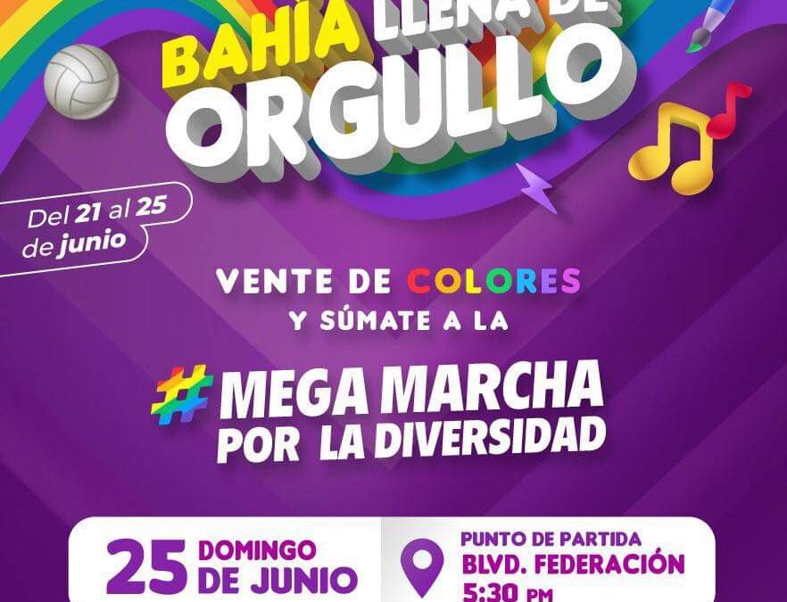 Bahía de Banderas se viste de colores en el marco del Día Mundial del Orgullo LGBT