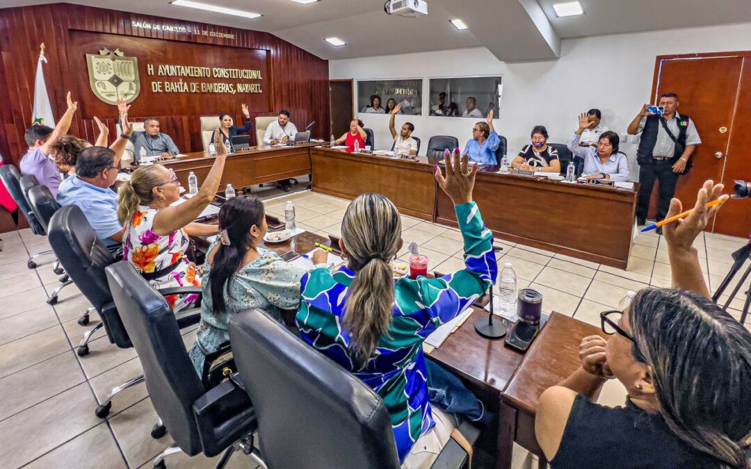 Es aprobado el programa “Bienestar para las Mujeres de Bahía de Banderas” en sesión extraordinaria de cabildo