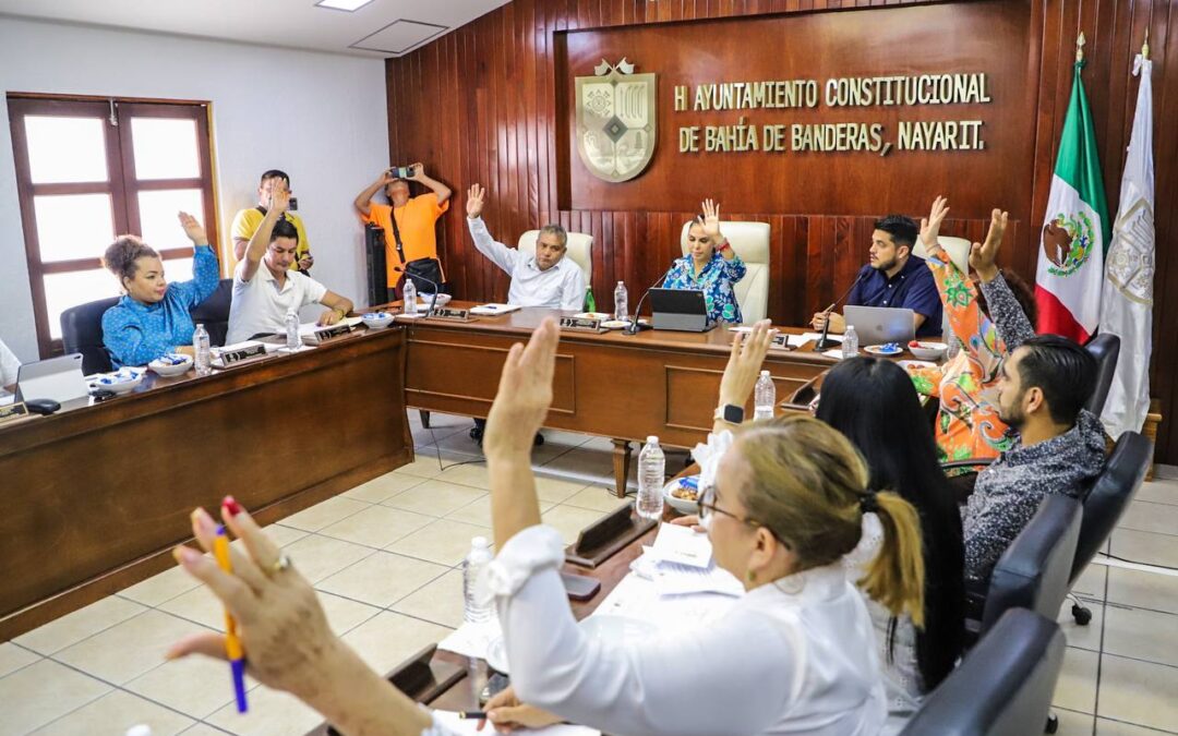 Acuerda el Cabildo de Bahía de Banderas remitir la Ley de Ingresos de 2024 al Congreso del Estado de Nayarit