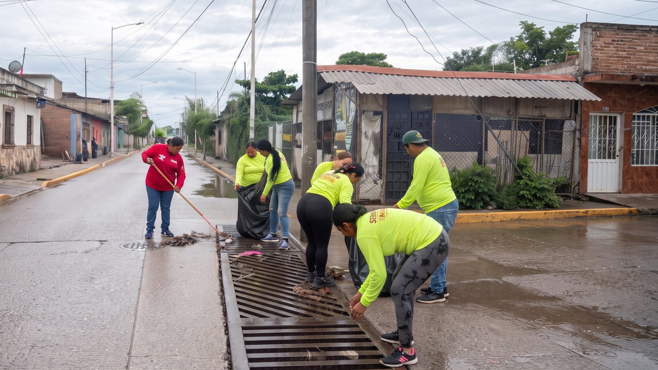 SISEP refuerza limpieza de bocas de tormenta en Bahía de Banderas